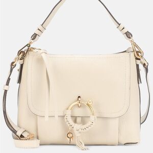 NWT See by Chloe Small Joan Crossbody Bag Cement Beige